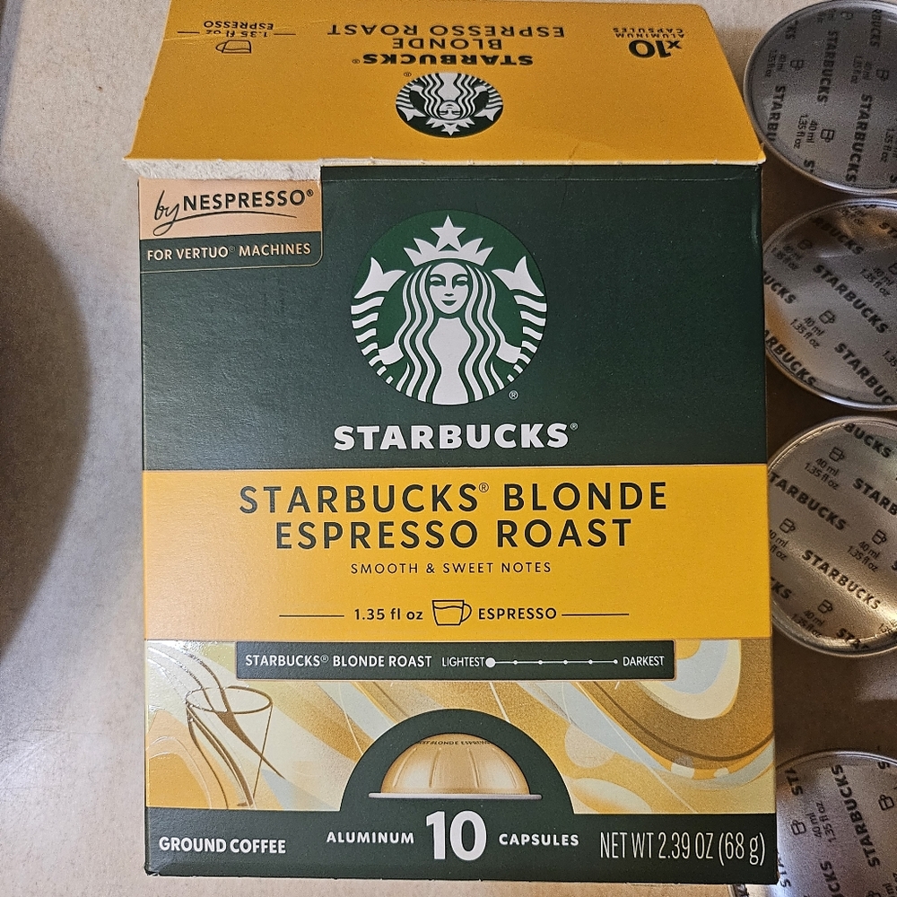Nespresso Starbucks Blonde Espresso Pods (8) - Picture 2 of 4
